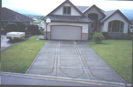 driveway in tripleall patterns